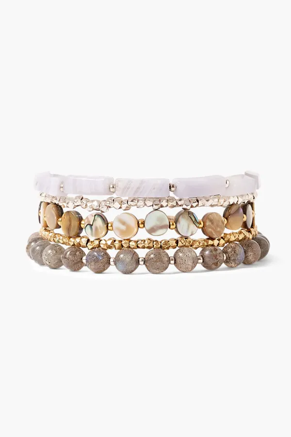 Chan Luu Bracelets^Taos Wrap Bracelet Blue Mix
