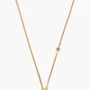 Chan Luu Necklaces^Turquoise Evil Eye Necklace With Champagne Diamond