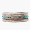 Chan Luu Bracelets^Turquoise Mix Wrap Bracelet On Sand Cord