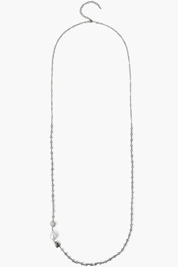 Chan Luu Necklaces^White Baroque Pearl Long Necklace