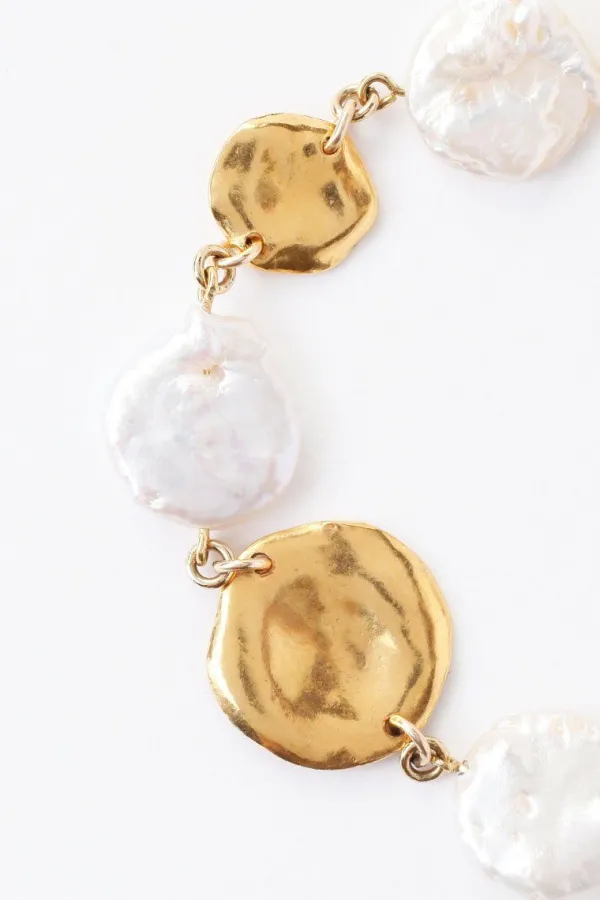 Chan Luu Bracelets^White Keshi Pearl Bracelet
