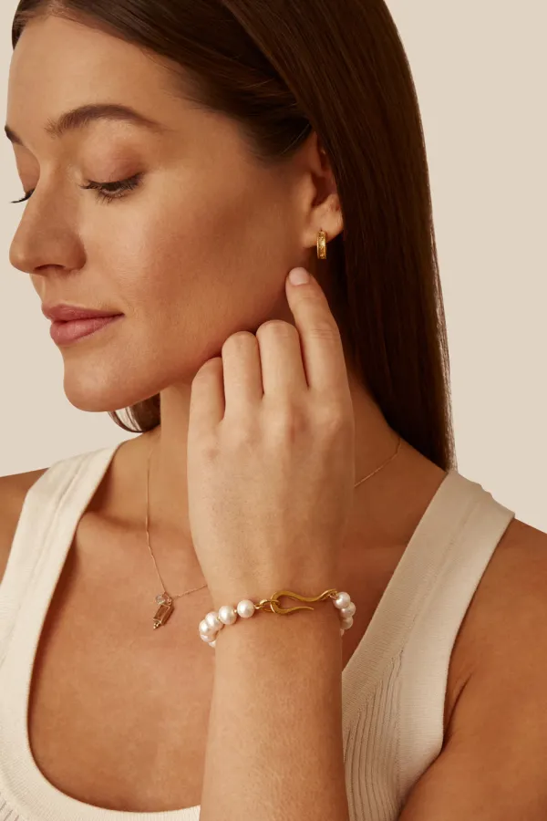 Chan Luu Bracelets^White Pearl Mix Unity Bracelet