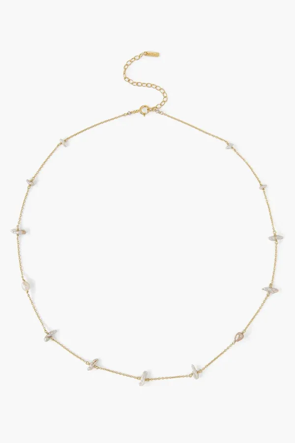Chan Luu Necklaces^Willow Short Necklace Grey Mix