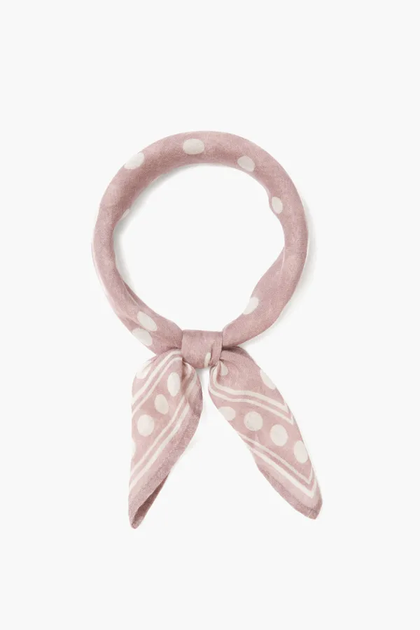 Chan Luu Bandanas^Woodrose Polka Dot Bandana