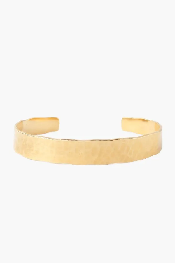 Chan Luu Bracelets^Yellow Gold Hammered Cuff