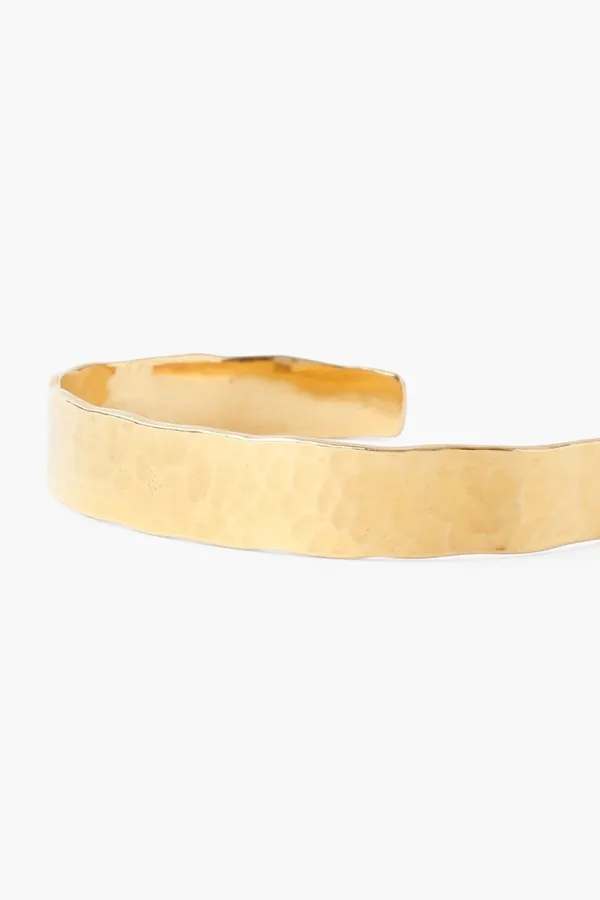 Chan Luu Bracelets^Yellow Gold Hammered Cuff